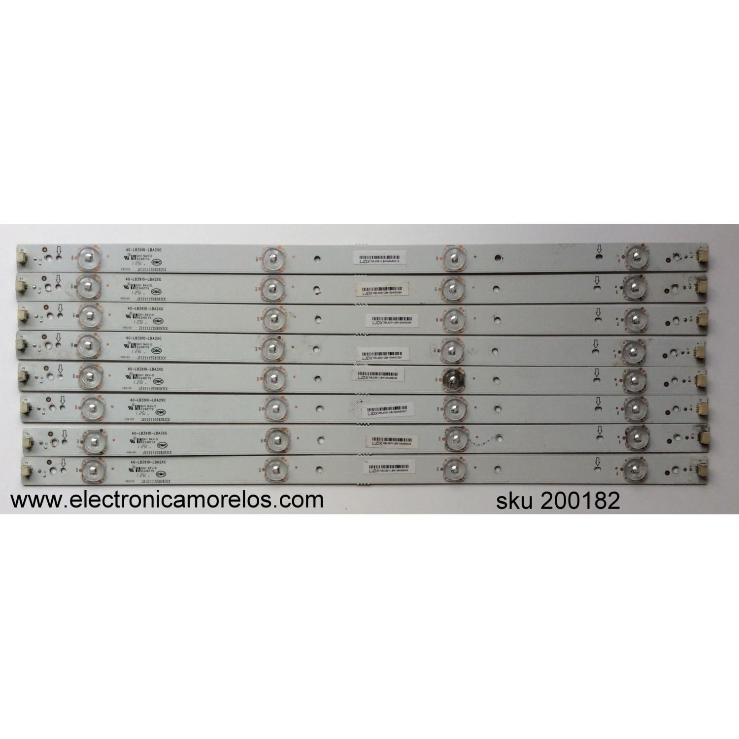 KIT DE LED PARA TV/ TCL LVF390CMTME20 V3 / 40-LB3910-LBA2XG / J2121115SB283CK	